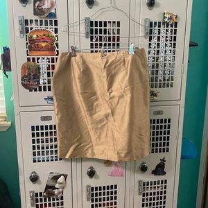 Gold skirt 100% silk